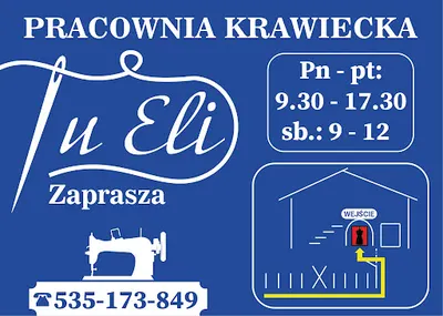 Pracownia krawiecka u Eli